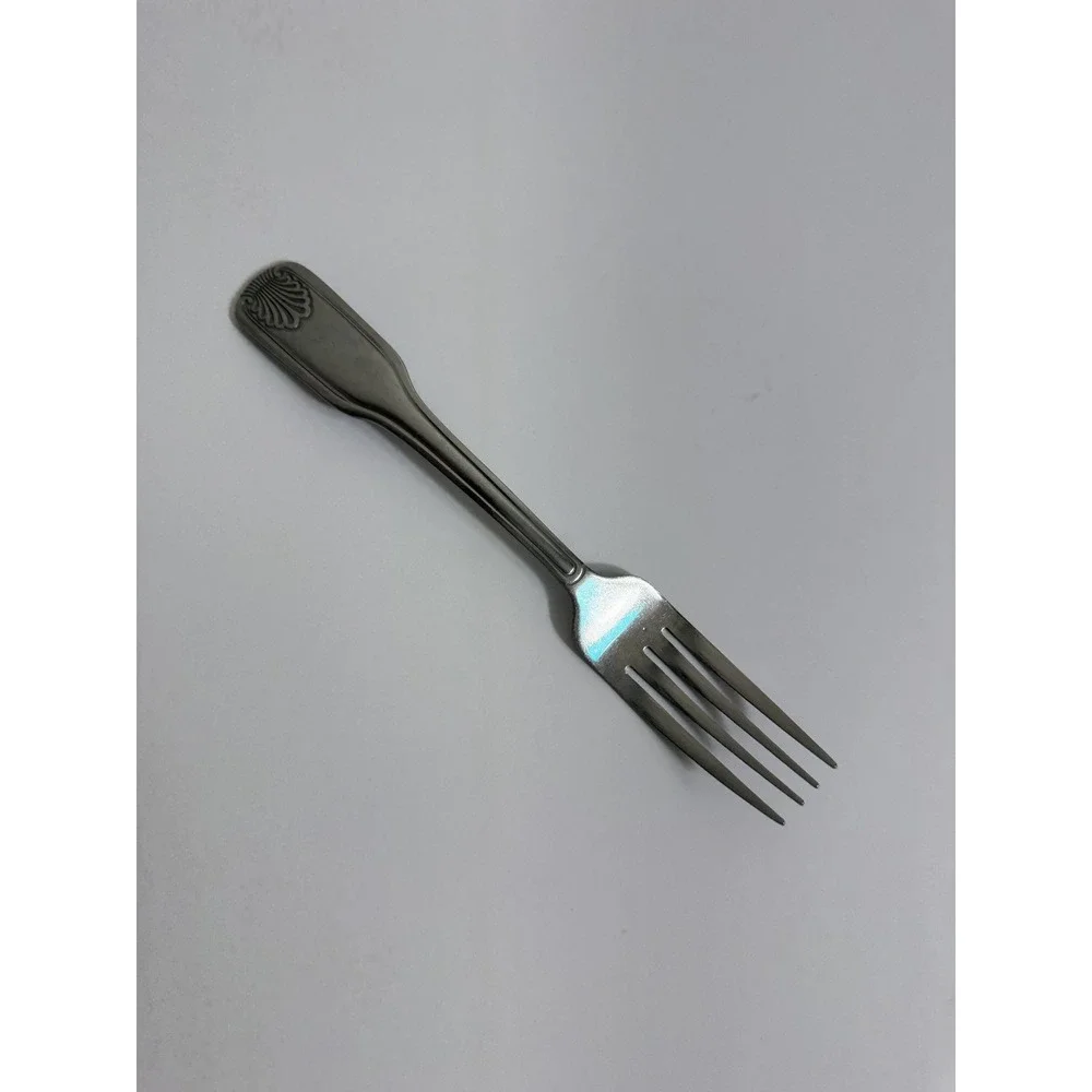 Vintage Edward Don DON13 Flatware Set 6 Spoons 1 Fork Commercial Shell Pattern